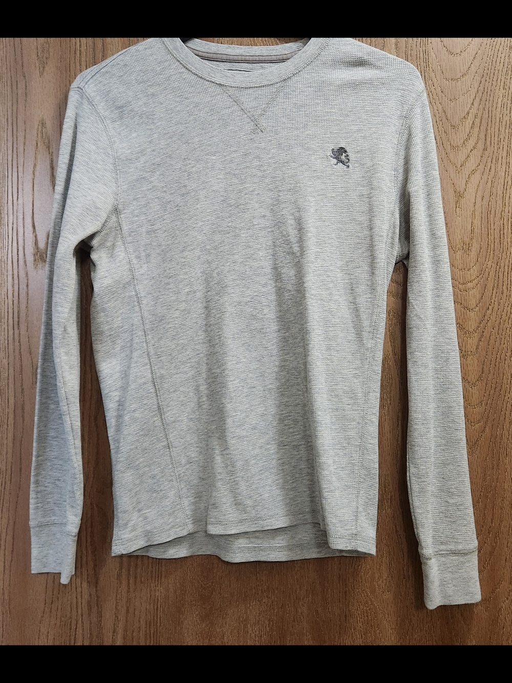 Express Light Heather Gray Long-Sleeve Crewneck Tee
